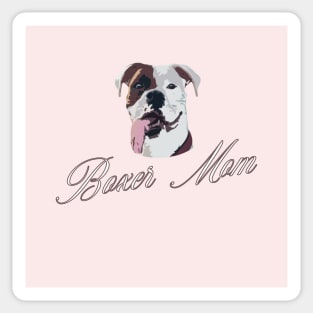 Boxer mom Sticker